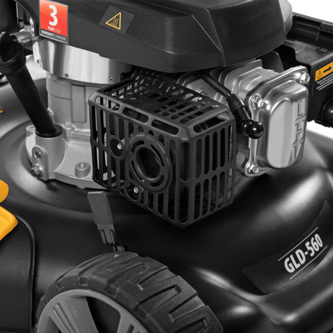 Газонокосилка бензиновая GLD-560, 196 см3, ширина 56 см Denzel в Новосибирске