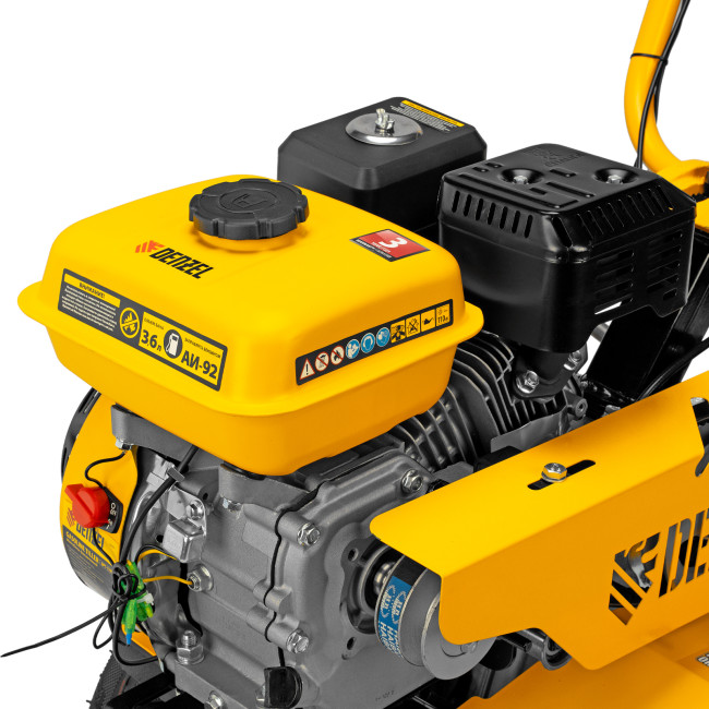 Мотоблок DPT-170S, 7 л.с., ремен.сцеп, фрез 3х4, ШОМ, передачи 2В/1Н Denzel в Новосибирске