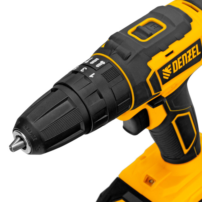 Дрель-шуруповерт аккумуляторная ударная CID-18-02BM, Li-Ion, 18 В, 2 акк. Denzel в Новосибирске