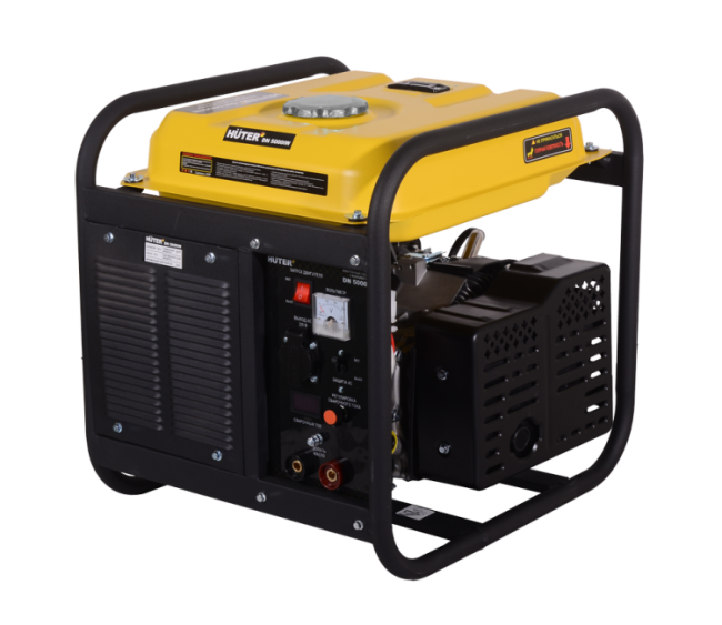 Электрогенератор инверторный DN 5000iW, с функцией сварки Huter в Новосибирске