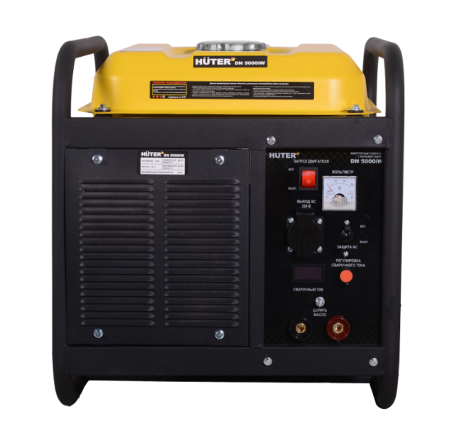 Электрогенератор инверторный DN 5000iW, с функцией сварки Huter в Новосибирске