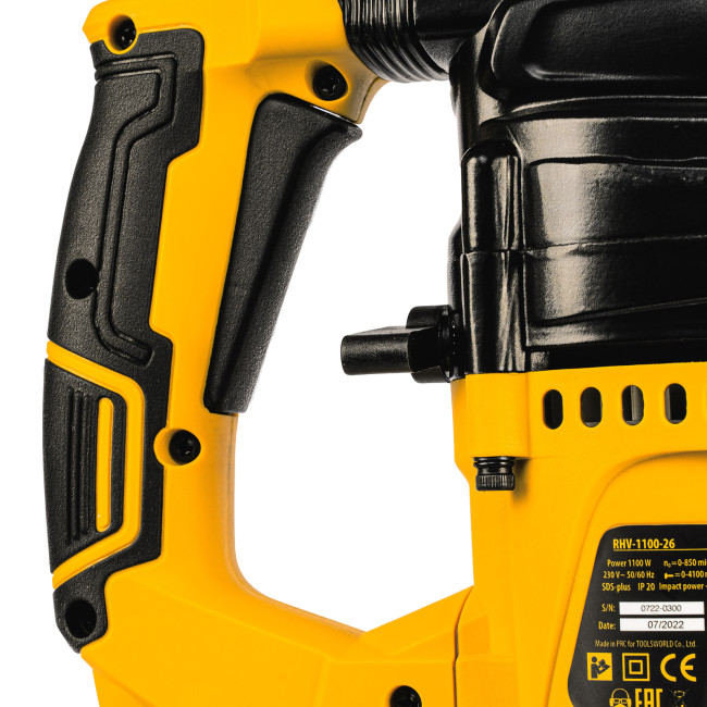 Перфоратор электрический RHV-1100-26, SDS-plus, 1100 Вт, 4 Дж, 3 режима Denzel в Новосибирске