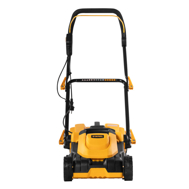 Газонокосилка электрическая GM-1200, 1200 Вт, ширина 32 см, 3 уровня, травосборник 25 л. Denzel в Новосибирске