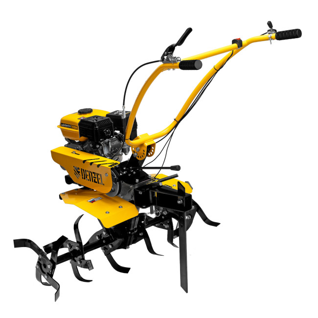 Мотоблок DPT-170SB, 7 л.с., ремен.сцеп, фрез 3х4, ШОМ, без колес, передачи 2В/1Н Denzel в Новосибирске