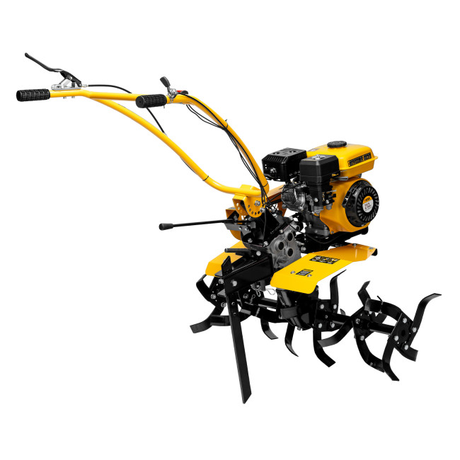 Мотоблок DPT-170SB, 7 л.с., ремен.сцеп, фрез 3х4, ШОМ, без колес, передачи 2В/1Н Denzel в Новосибирске