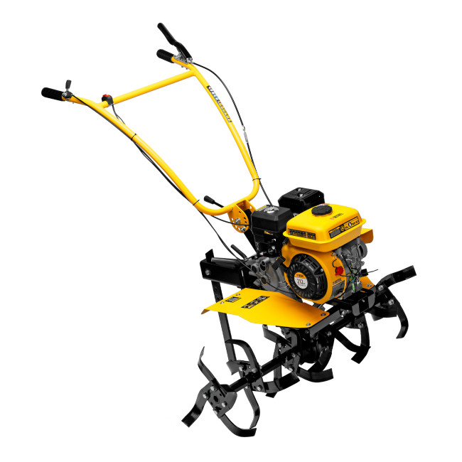 Мотоблок DPT-170SB, 7 л.с., ремен.сцеп, фрез 3х4, ШОМ, без колес, передачи 2В/1Н Denzel в Новосибирске