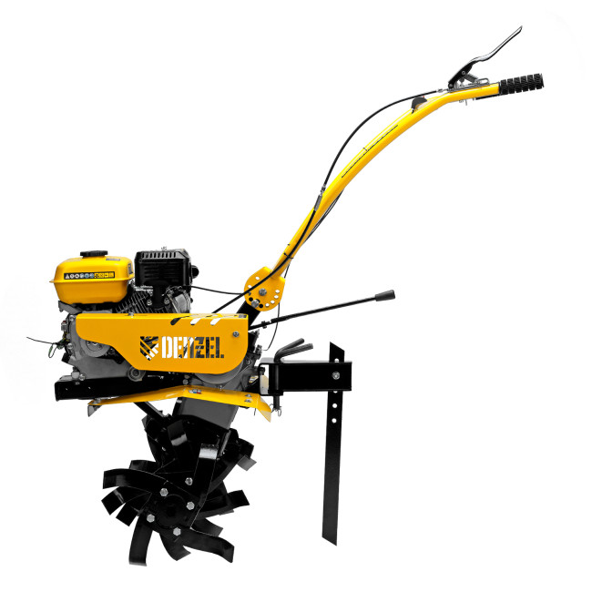 Мотоблок DPT-170SB, 7 л.с., ремен.сцеп, фрез 3х4, ШОМ, без колес, передачи 2В/1Н Denzel в Новосибирске