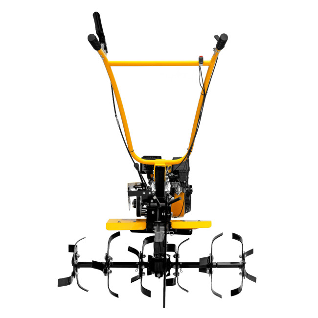 Мотоблок DPT-170SB, 7 л.с., ремен.сцеп, фрез 3х4, ШОМ, без колес, передачи 2В/1Н Denzel в Новосибирске