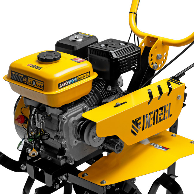 Мотоблок DPT-170SB, 7 л.с., ремен.сцеп, фрез 3х4, ШОМ, без колес, передачи 2В/1Н Denzel в Новосибирске