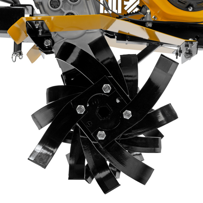 Мотоблок DPT-170SB, 7 л.с., ремен.сцеп, фрез 3х4, ШОМ, без колес, передачи 2В/1Н Denzel в Новосибирске