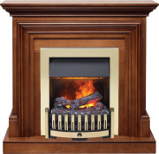 Каминокомплект Bradford - Орех с очагом Danville Brass FB2 Каминокомплект Bradford - Орех с очагом Danville Brass FB2