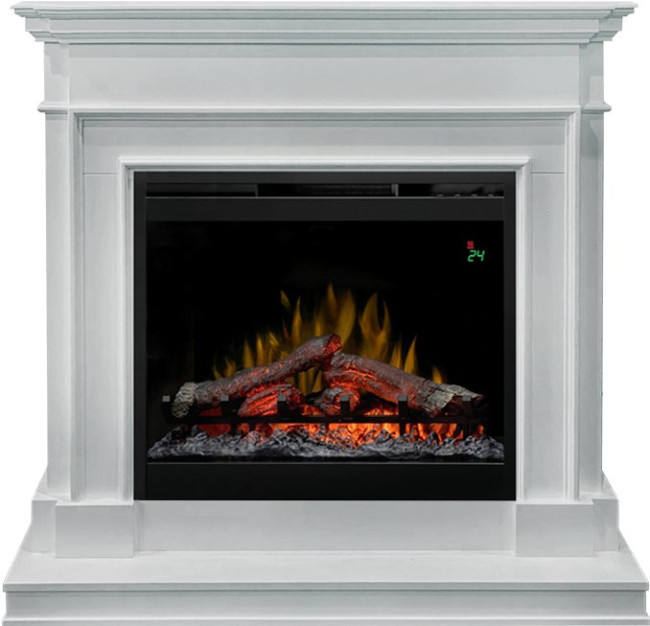 Каминокомплект Newport - Белый с очагом Symphony 26'' DF2624L-INT в Новосибирске