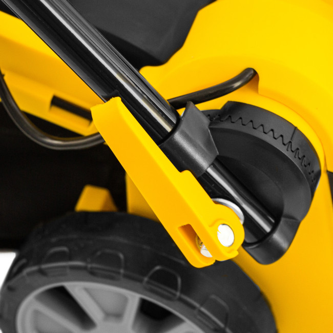 Газонокосилка электрическая GM-1600, 1600 Вт, ширина 36 см, 3 уровя, травосборник 35 л. Denzel в Новосибирске