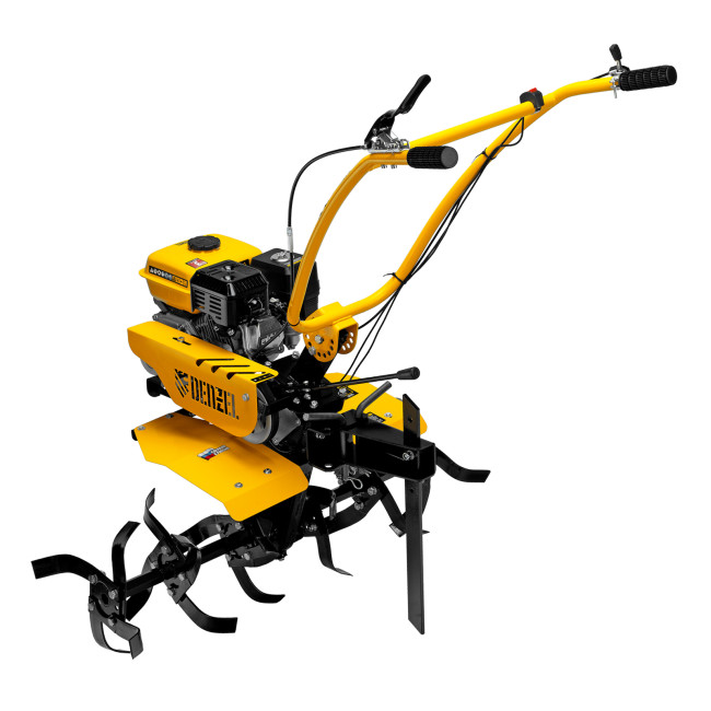 Мотоблок DPT-270SB, 7 л.с., ремен.сцеп, фрез 3х4, ШОМ, без колес, передачи 2В/1Н Denzel в Новосибирске