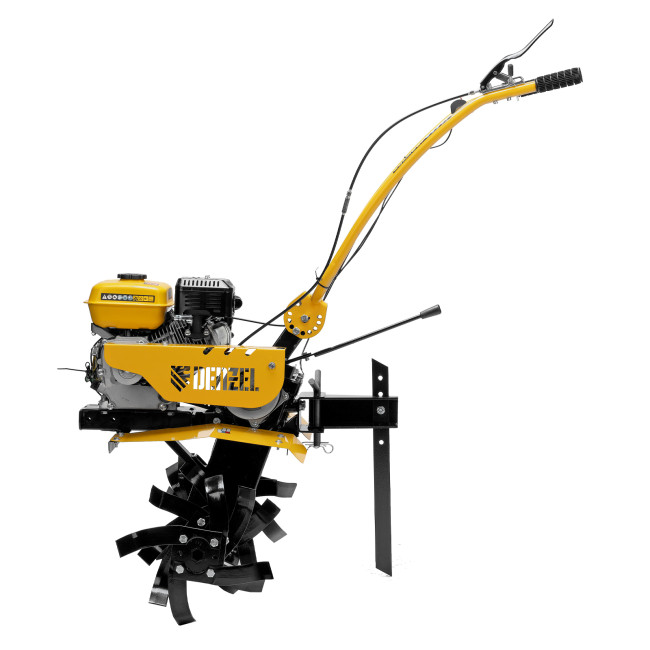 Мотоблок DPT-270SB, 7 л.с., ремен.сцеп, фрез 3х4, ШОМ, без колес, передачи 2В/1Н Denzel в Новосибирске