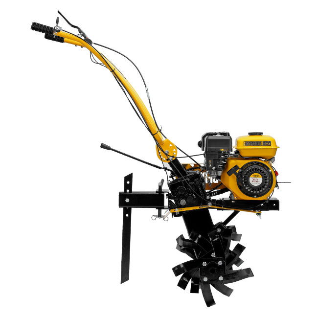 Мотоблок DPT-270SB, 7 л.с., ремен.сцеп, фрез 3х4, ШОМ, без колес, передачи 2В/1Н Denzel в Новосибирске