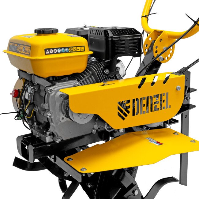 Мотоблок DPT-270SB, 7 л.с., ремен.сцеп, фрез 3х4, ШОМ, без колес, передачи 2В/1Н Denzel в Новосибирске