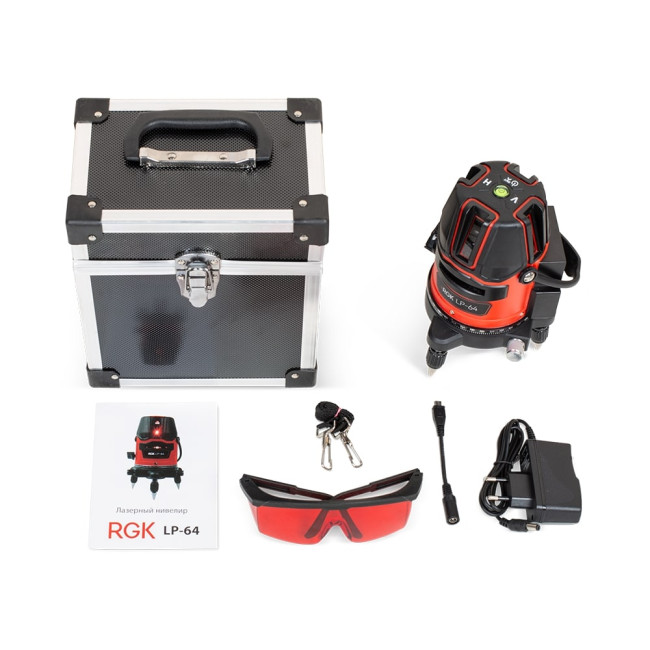 Комплект: лазерный уровень RGK LP-64 + штатив RGK LET-170 в Новосибирске