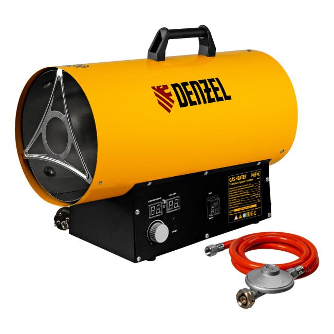 Газовая тепловая пушка GHG-30i, 30 кВт, цифровой термостат, пропан-бутан Denzel в Новосибирске Газовая тепловая пушка GHG-30i, 30 кВт, цифровой термостат, пропан-бутан Denzel в Новосибирске