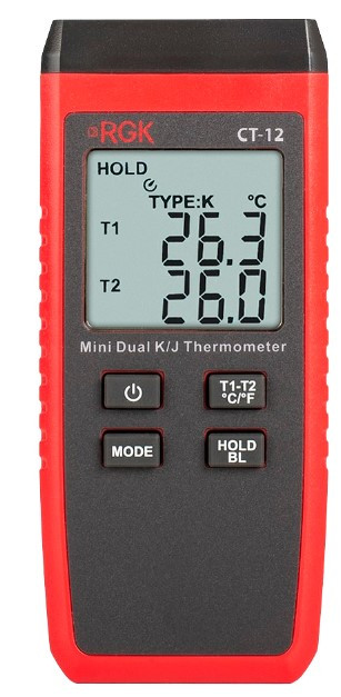 Термометр RGK CT-12 с погружным зондом температуры TR-10W в Новосибирске