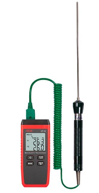 Термометр RGK CT-12 с погружным зондом температуры TR-10W в Новосибирске