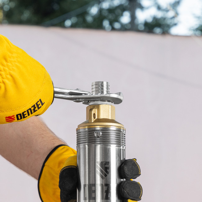 Скважинный насос DWC-3-60, центробежный, диаметр 3", 800 Вт, 3300 л/ч, напор 60 м Denzel в Новосибирске