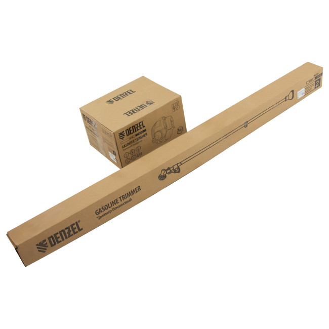 Триммер бензиновый DT 25, 25 см3, 1.3 л. с, неразъемная штанга, состоит из 2 частей Denzel в Новосибирске