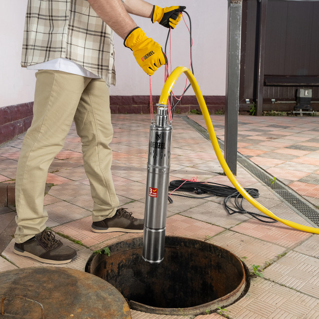 Скважинный насос DWS-3,5-100, винтовой, диаметр 3,5", 800 Вт, 1700 л/ч, напор 100 м Denzel в Новосибирске Скважинный насос DWS-3,5-100, винтовой, диаметр 3,5", 800 Вт, 1700 л/ч, напор 100 м Denzel в Новосибирске