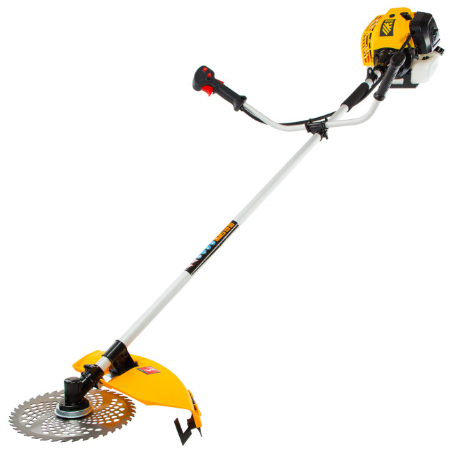 Триммер бензиновый DT 33, 33 см3, 1.8 л. с, неразъемная штанга, состоит из 2 частей Denzel в Новосибирске