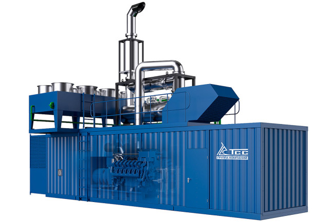 Газопоршневая электростанция TSS GE-700 контейнерного исполнения в Новосибирске Газопоршневая электростанция TSS GE-700 контейнерного исполнения в Новосибирске