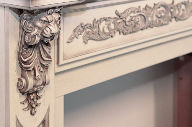 Каминокомплект Lancaster - Темный дуб с очагом XHD26L-INT в Новосибирске