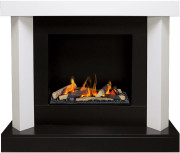 Каминокомплект Vancouver - Черный лак с очагом Cassette 600 LNH-INT (с дровами)