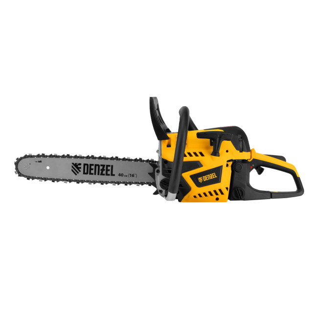 Пила цепная бензиновая DS-4516, шина 40 см, 45 см3, 2,5 л.с, шаг 0,325, паз 1,5 мм, 64 звена Denzel в Новосибирске