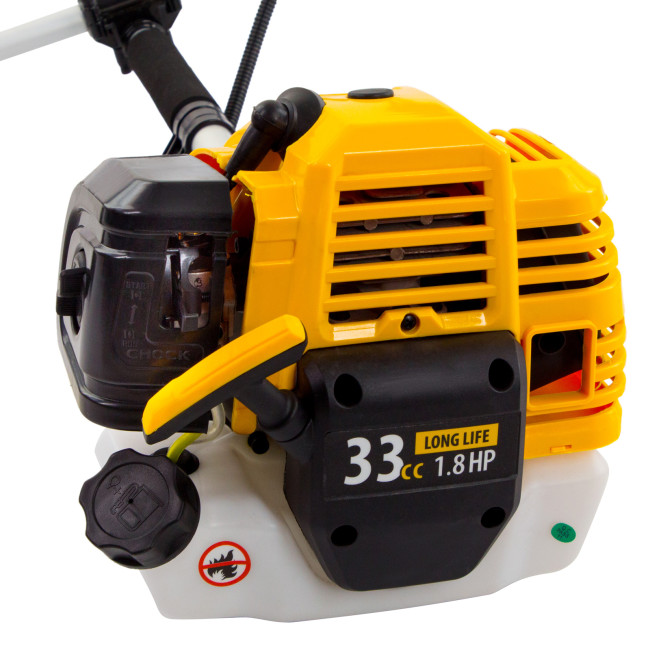 Триммер бензиновый DT 33S, 33 см3, 1.8 л. с, разъемная штанга, состоит из 2 частей Denzel в Новосибирске