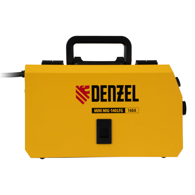 Аппарат инвертор. полуавтомат. сварки Mini MIG-140LFG, 140 А, ПВ 60%// Denzel в Новосибирске
