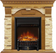 Каминокомплект Dublin - Дуб / Сланец с очагом Fobos FX M Black RC Каминокомплект Dublin - Дуб / Сланец с очагом Fobos FX M Black RC