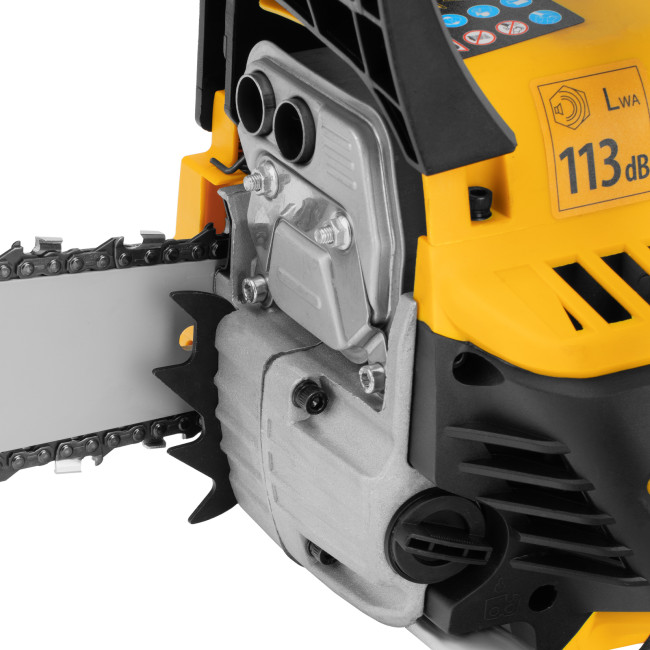 Пила цепная бензиновая DS-5218, шина 45 см, 52 см3, 3 л.с, шаг 0,325, паз 1,5 мм, 72 звена Denzel в Новосибирске