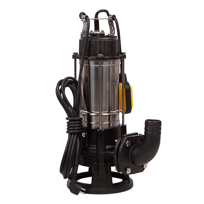 Фекальный насос FP1800-KS, 1800 Вт, напор 17 м, 26000 л/ч, нож-измельчитель Denzel в Новосибирске