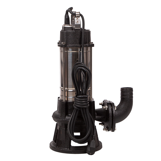 Фекальный насос FP1800-KS, 1800 Вт, напор 17 м, 26000 л/ч, нож-измельчитель Denzel в Новосибирске
