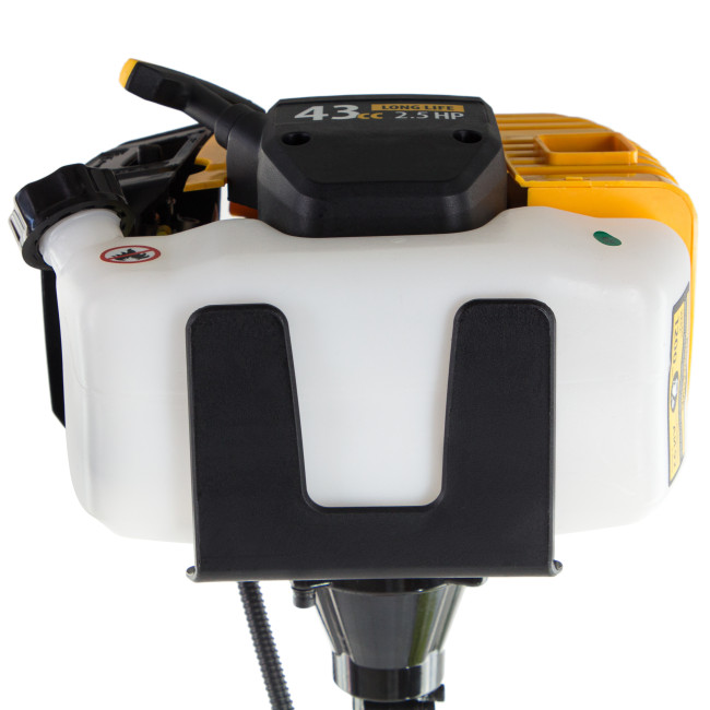 Триммер бензиновый DT 43, 43 см3, 2.5 л. с, неразъемная штанга, состоит из 2 частей Denzel в Новосибирске