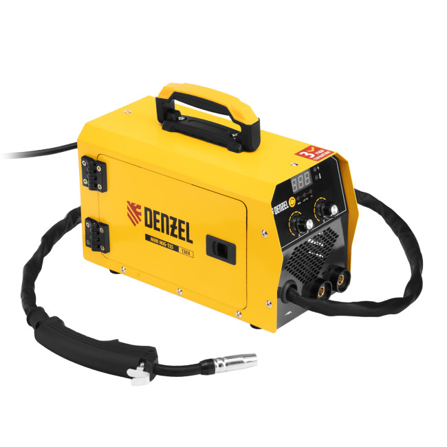 Аппарат инвертор. полуавтомат. сварки Mini MIG-135, 130 А, ПВ 60%// Denzel в Новосибирске