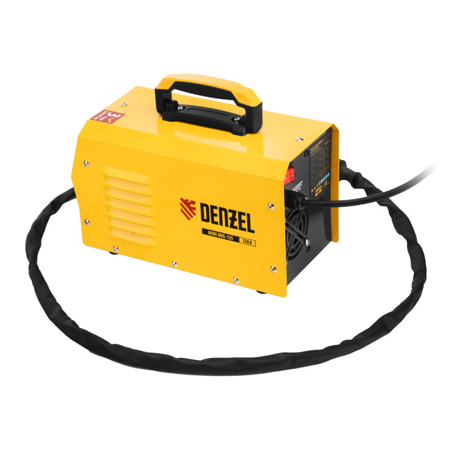 Аппарат инвертор. полуавтомат. сварки Mini MIG-135, 130 А, ПВ 60%// Denzel в Новосибирске