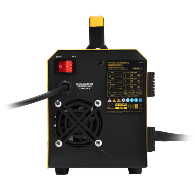 Аппарат инвертор. полуавтомат. сварки Mini MIG-135, 130 А, ПВ 60%// Denzel в Новосибирске