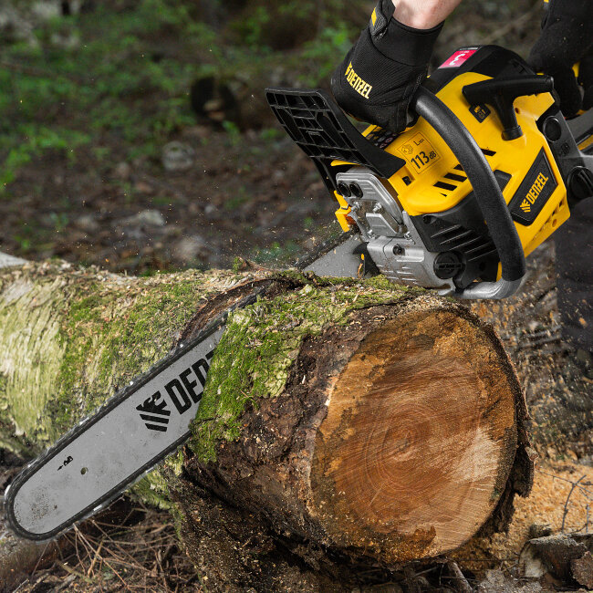 Пила цепная бензиновая DS-5820, шина 50 см, 58 см3, 3.6 л.с, шаг 0,325, паз 1,5 мм, 76 звеньев Denzel в Новосибирске