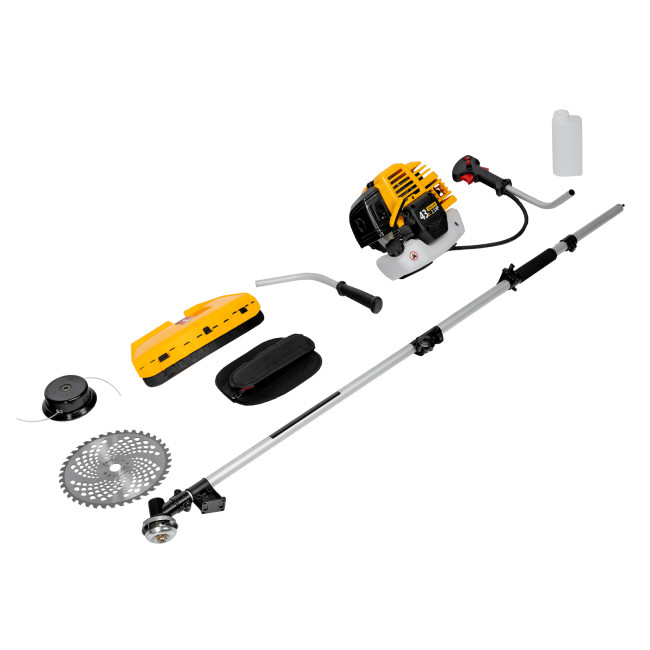 Триммер бензиновый DT 43S, 43 см3, 2.5 л. с, разъемная штанга, состоит из 2 частей Denzel в Новосибирске