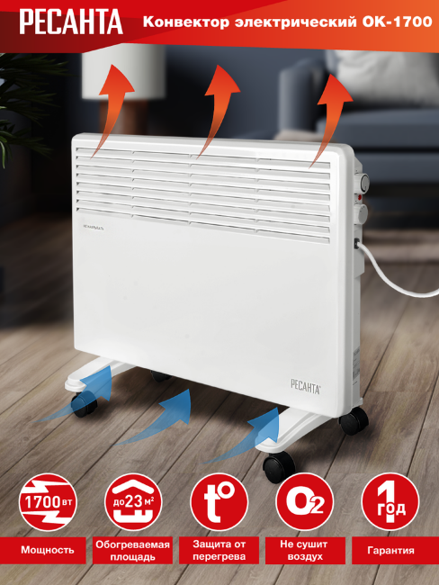 Конвектор РЕСАНТА ОК-1700 в Новосибирске Конвектор РЕСАНТА ОК-1700 в Новосибирске
