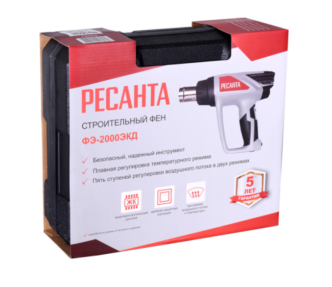 Строительный фен ФЭ-2000ЭКД Ресанта в Новосибирске