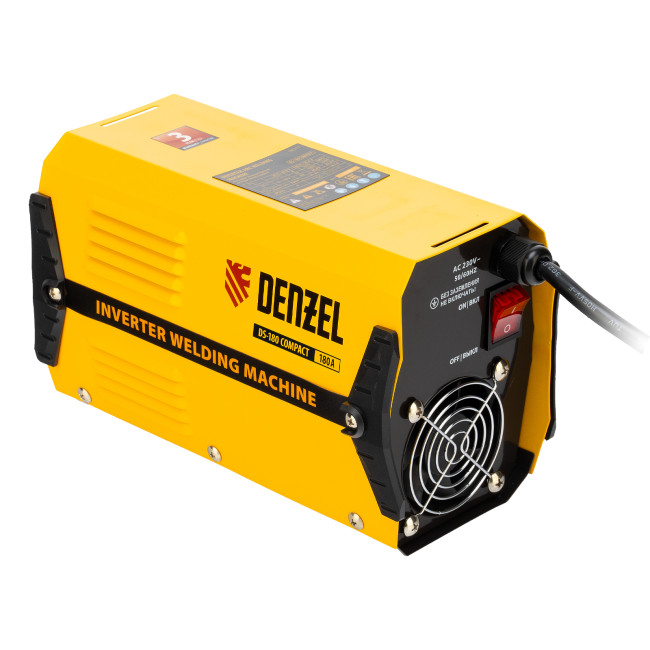 Аппарат инверторный дуговой сварки DS-180 Compact, 180 А, ПВ 70%, диаметр электрода 1.6-4 мм Denzel в Новосибирске