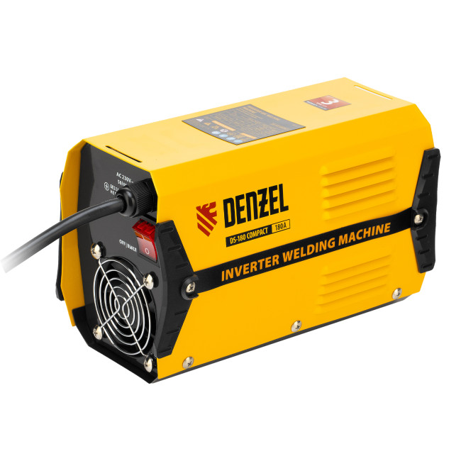 Аппарат инверторный дуговой сварки DS-180 Compact, 180 А, ПВ 70%, диаметр электрода 1.6-4 мм Denzel в Новосибирске
