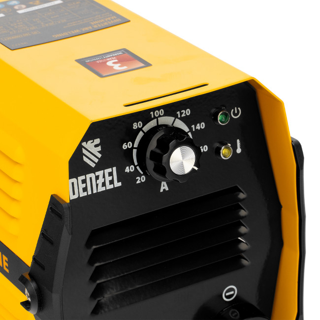 Аппарат инверторный дуговой сварки DS-180 Compact, 180 А, ПВ 70%, диаметр электрода 1.6-4 мм Denzel в Новосибирске